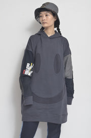 SMILE BACKPILE HOODIE / CHAC